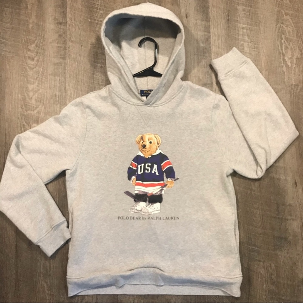 Ralph Lauren Polo Hockey Bear Hoodie
